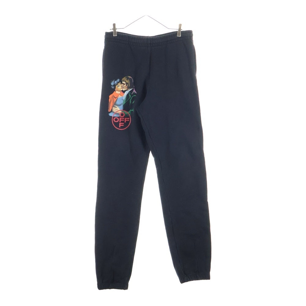 OFF-WHITE(オフホワイト) 19SS Kiss Jogger Pants スウェットパンツ ブラック OMCH014R19B97003