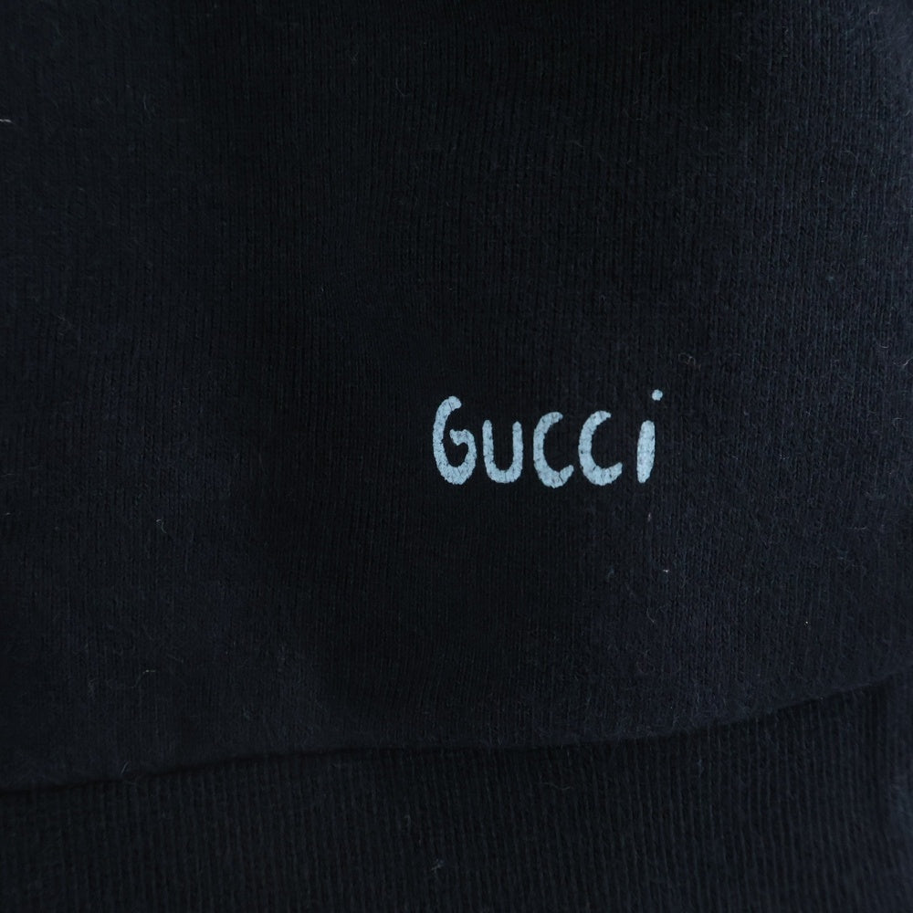 GUCCI(グッチ) Sweatshirt クルーネックスウェットトレーナー ブラック 371689 X3B65