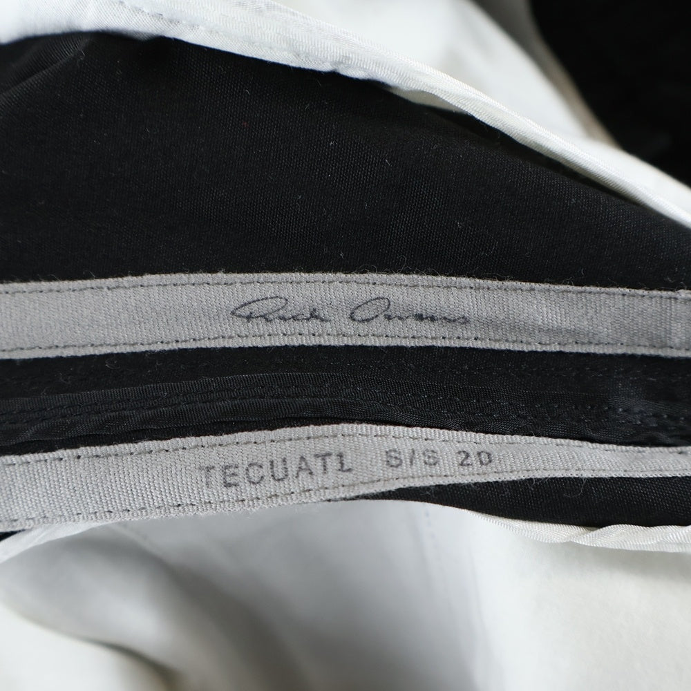 Rick Owens(リックオウエンス) 20SS Woven Track Pants ウーブントラックパンツ ブラック RR20S7388-TEEH9