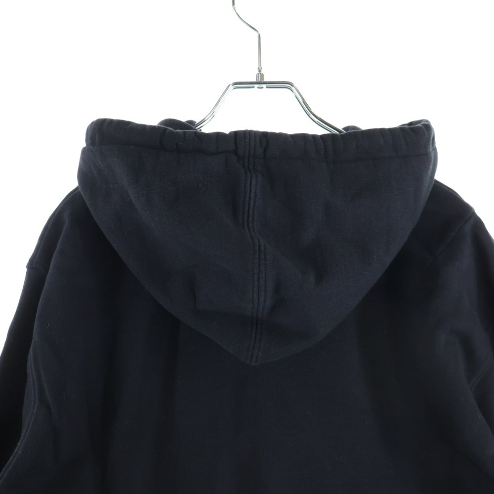 AMI Alexandre Mattiussi(アミアレクサンドルマテュッシ) Hoodie ロゴ刺繍 プルオーバースウェットパーカー フーディー ブラック A20HJ008.730
