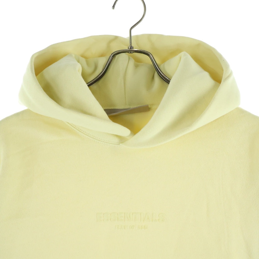 FEAR OF GOD ESSENTIALS(フィアオブゴッド エッセンシャルズ) HOODIE フェルトロゴ プルオーバースウェットパーカー フーディー イエロー