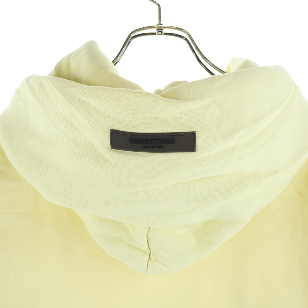 FEAR OF GOD ESSENTIALS(フィアオブゴッド エッセンシャルズ) HOODIE フェルトロゴ プルオーバースウェットパーカー フーディー イエロー