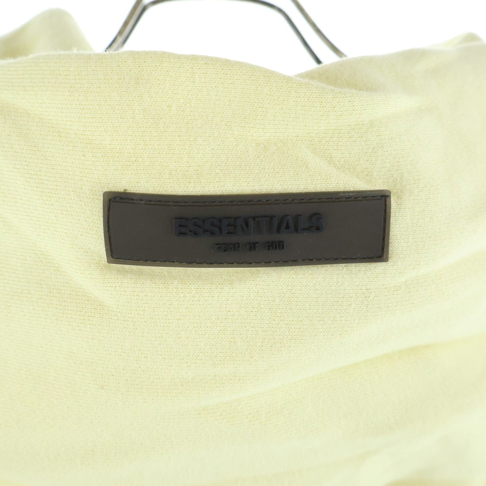 FEAR OF GOD ESSENTIALS(フィアオブゴッド エッセンシャルズ) HOODIE フェルトロゴ プルオーバースウェットパーカー フーディー イエロー