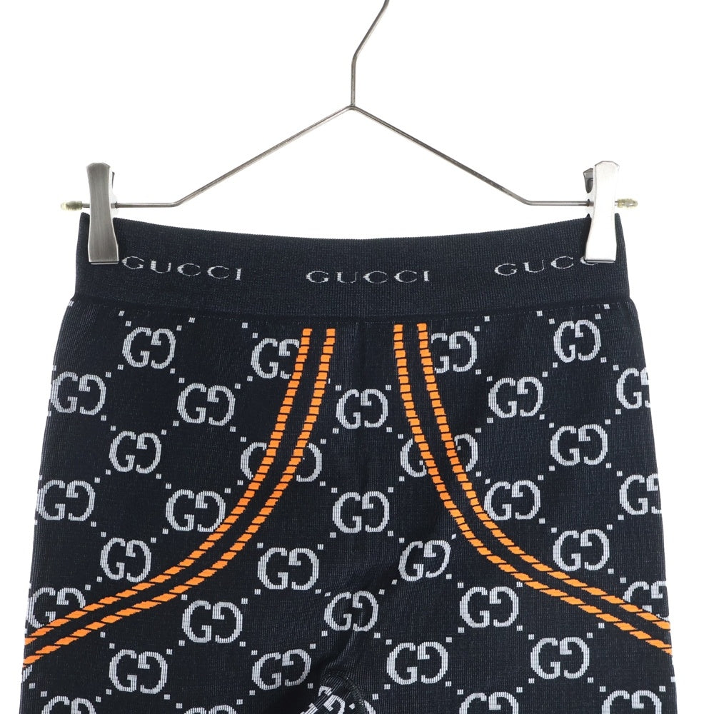 GUCCI(グッチ) GG Jersey Jacquard Leggings ジャガード レギンス パンツ グレー 689203 XJEFV レディース