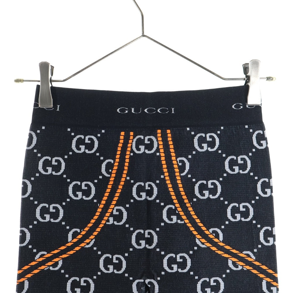 GUCCI(グッチ) GG Jersey Jacquard Leggings ジャガード レギンス パンツ グレー 689203 XJEFV レディース