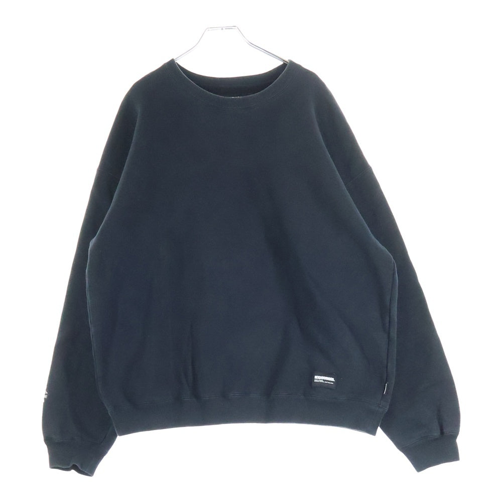 NEIGHBORHOOD(ネイバーフッド) 23AW PLAIN SWEATSHIRT LS クルーネックスウェットトレーナー ブラック 232FPNH-CSM01