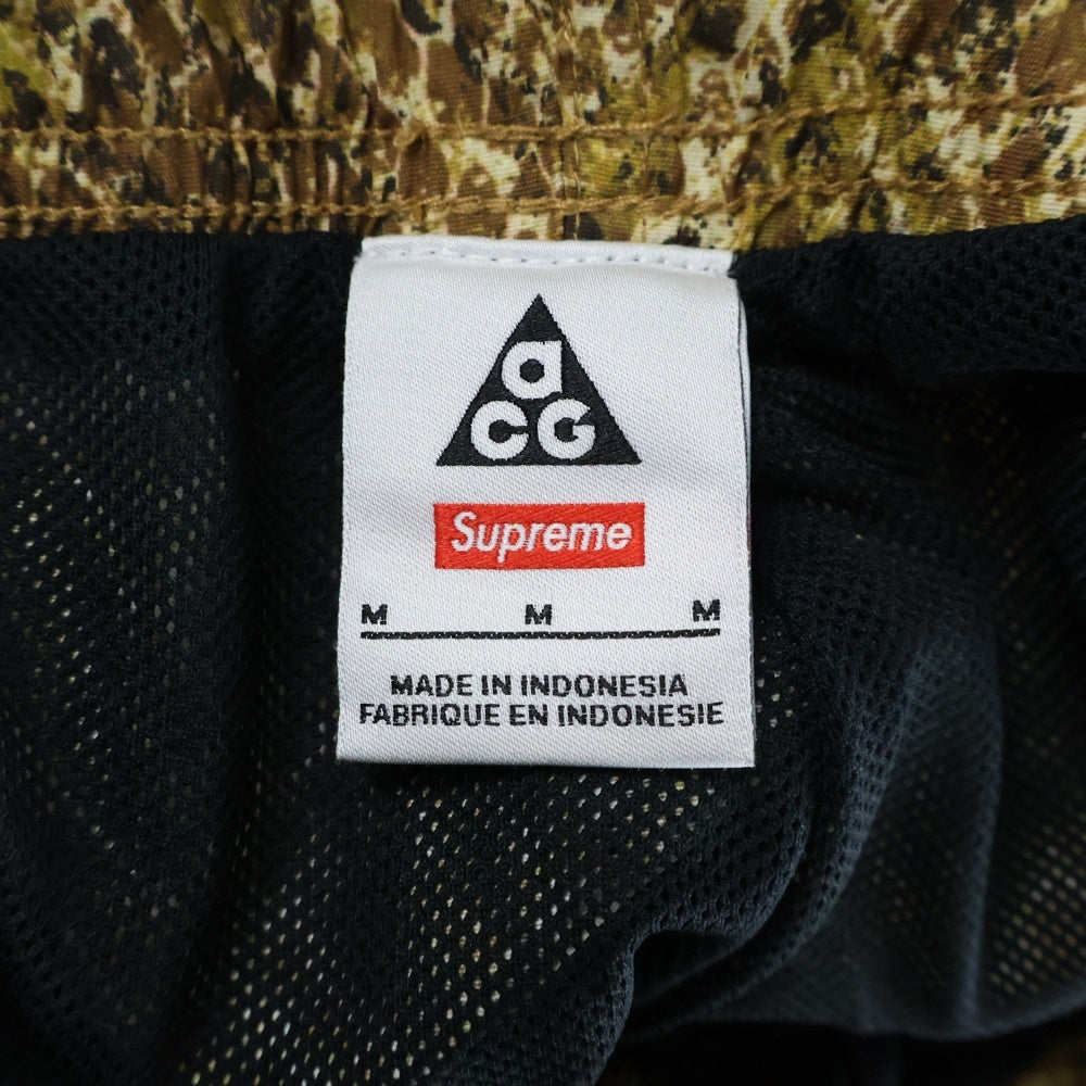 SUPREME(シュプリーム) 22AW NIKE ACG Nylon Trail Short ナイキ トレイル 総柄ナイロンショーツ ハーフパンツ ベージュ DN3260-277