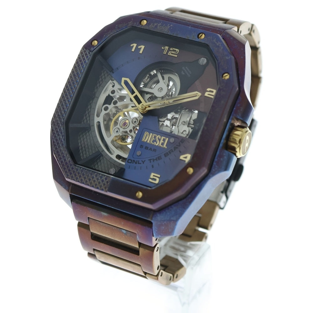 DIESEL(ディーゼル) FLAYED 自動巻き ステンレス腕時計 ウォッチ マルチ DZ7473