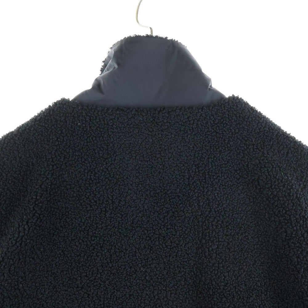 DIESEL(ディーゼル) F.Z.HOODIE-OUT ジップアップ ボアフリースジャケット ブラック A16005