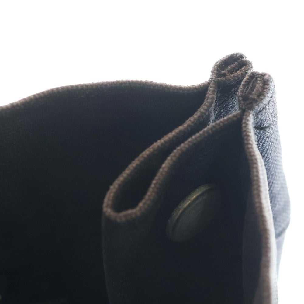 HERMES(エルメス) フールトゥ バイカラー キャンバストートバッグ ネイビー