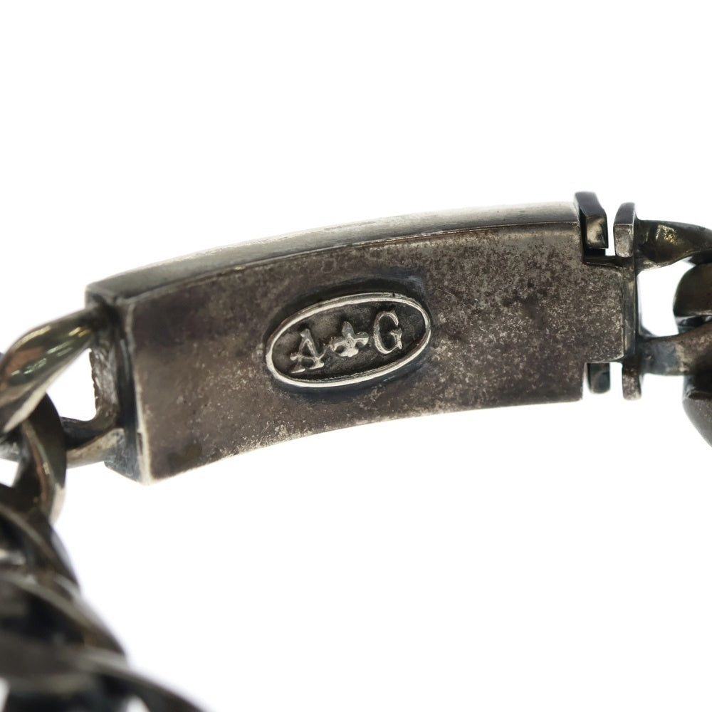 A&G(エーアンドジー) CLASSIC ID BRACELET クラシックリンク IDブレスレット シルバー