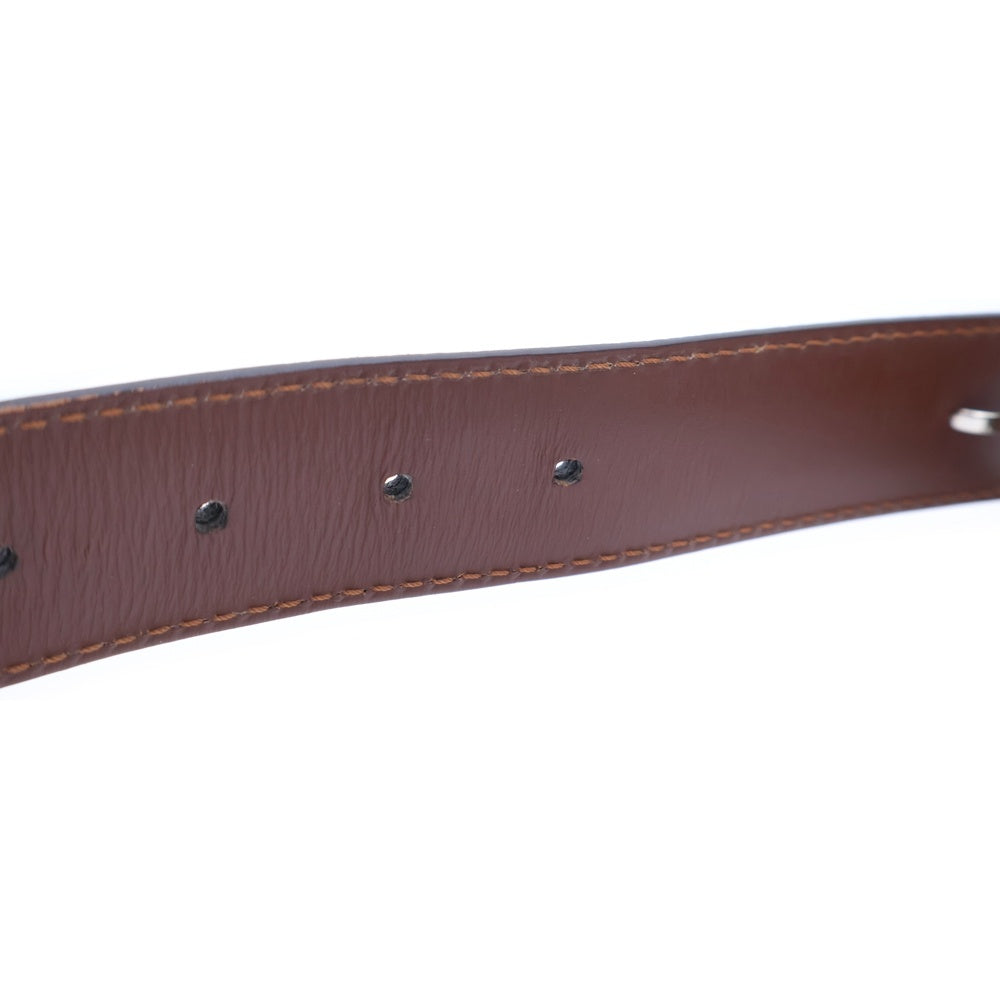 Berluti(ベルルッティ) カリグラフィ スクリットレザーベルト ブラウン