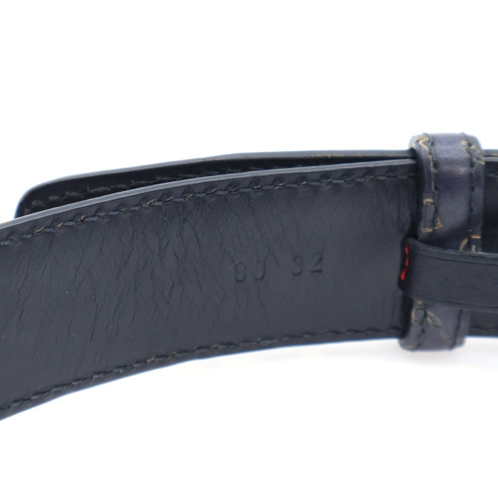 Berluti(ベルルッティ) カリグラフィ スクリットレザーベルト グレー