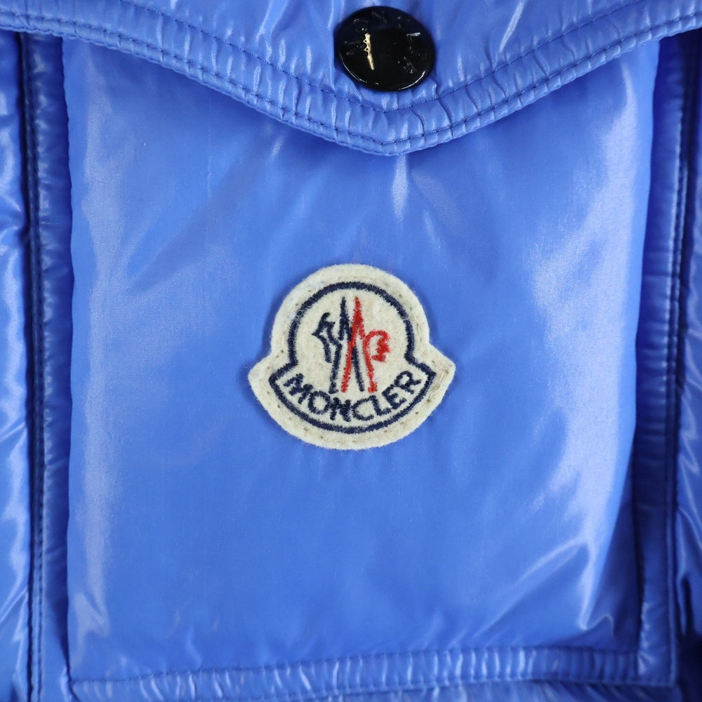 MONCLER(モンクレール) MONTBELIARD GIUBBOTTO モンベリアール ロゴワッペン ダウンジャケット ブルー D20914180305