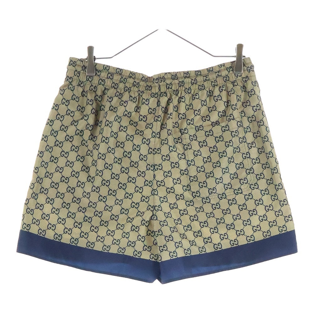 GUCCI(グッチ) GG Logo Tech Shorts GG総柄 メッシュナイロンショーツ ハーフパンツ ベージュ 815603 XHAJ4