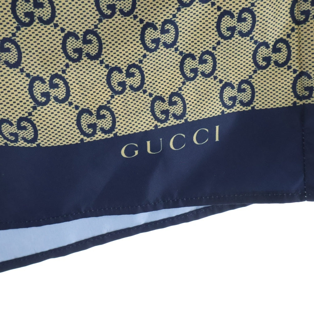GUCCI(グッチ) GG Logo Tech Shorts GG総柄 メッシュナイロンショーツ ハーフパンツ ベージュ 815603 XHAJ4