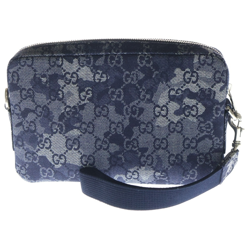 GUCCI(グッチ) 25AW GG Denim Small Crossbody Bag GG総柄 デニムショルダーバッグ インディゴ 849009 レディース