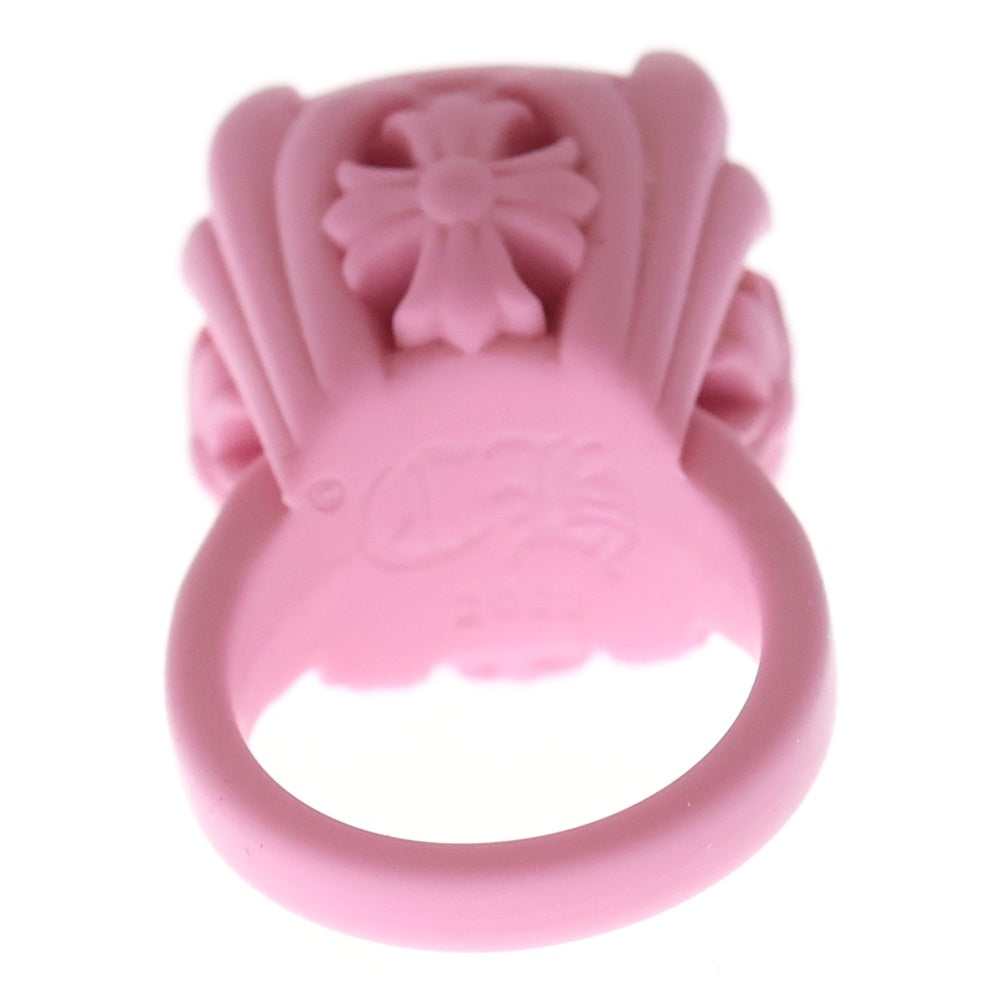 CHROME HEARTS(クロムハーツ) COCK&TAIL PLSTC RING ラバー カクテルリング ピンク