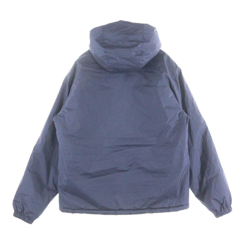 ENNOY(エンノイ) 24AW PADDED JACKET ロゴ刺繍 中綿ナイロンジャケット ネイビー AW24BRENJK03LP