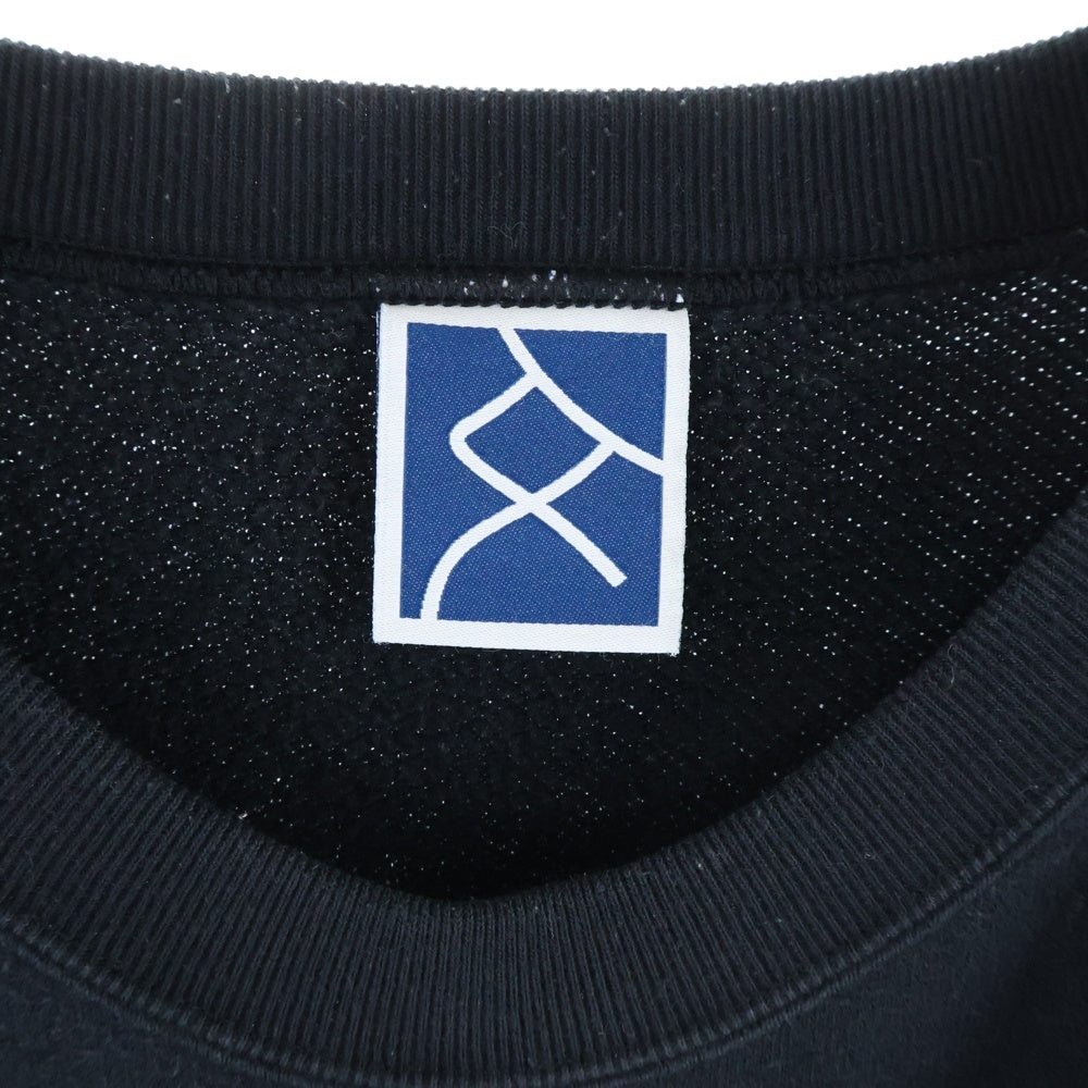 ENNOY(エンノイ) 21SS xBunshun Leeks Sweat Crewneck 文春リークス クルーネックスウェットトレーナー ブラック SS21BRENCT08NTL