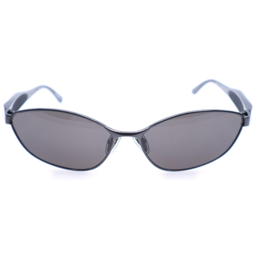 BALENCIAGA(バレンシアガ) スクエア メタルフレーム サングラス アイウェア 眼鏡 ブラック BB0357SA