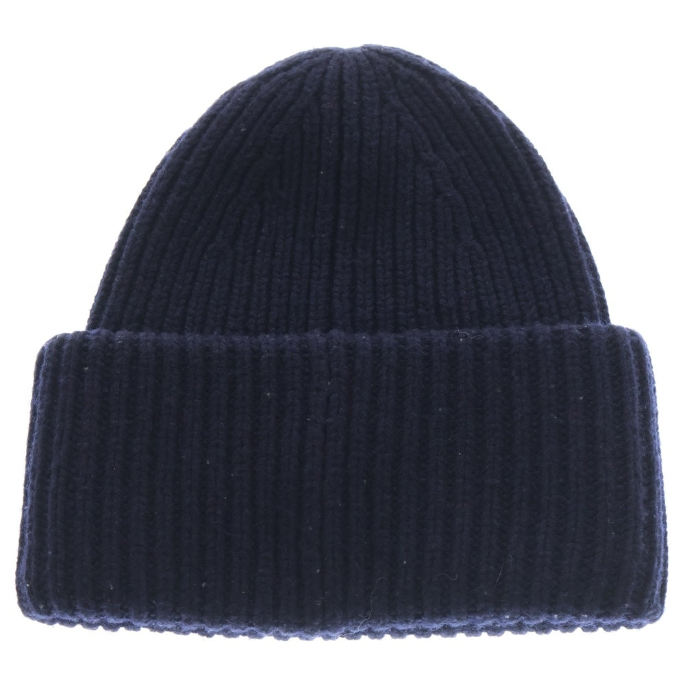 Acne Studios(アクネ ストゥディオズ) WOOL KNIT BEANIE ウールニットビーニー 帽子 ニット帽 ネイビー PAW16-17C163