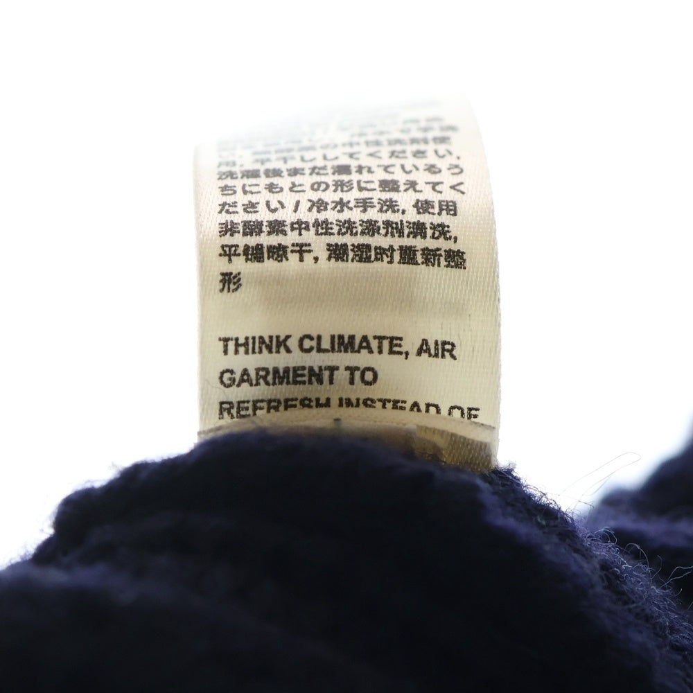 Acne Studios(アクネ ストゥディオズ) WOOL KNIT BEANIE ウールニットビーニー 帽子 ニット帽 ネイビー PAW16-17C163