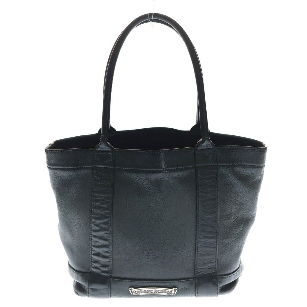 CHROME HEARTS(クロムハーツ) TOTE MINI トートミニ レザーハンドバッグ ブラック レディース
