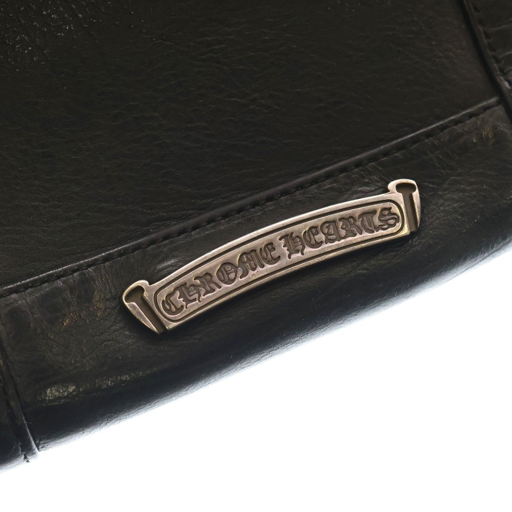 CHROME HEARTS(クロムハーツ) TOTE MINI トートミニ レザーハンドバッグ ブラック レディース