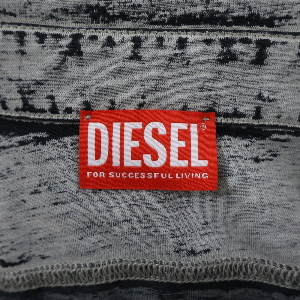 DIESEL(ディーゼル) S-ENTRY-DEV ウォッシュ加工 長袖シャツ グレー A14105