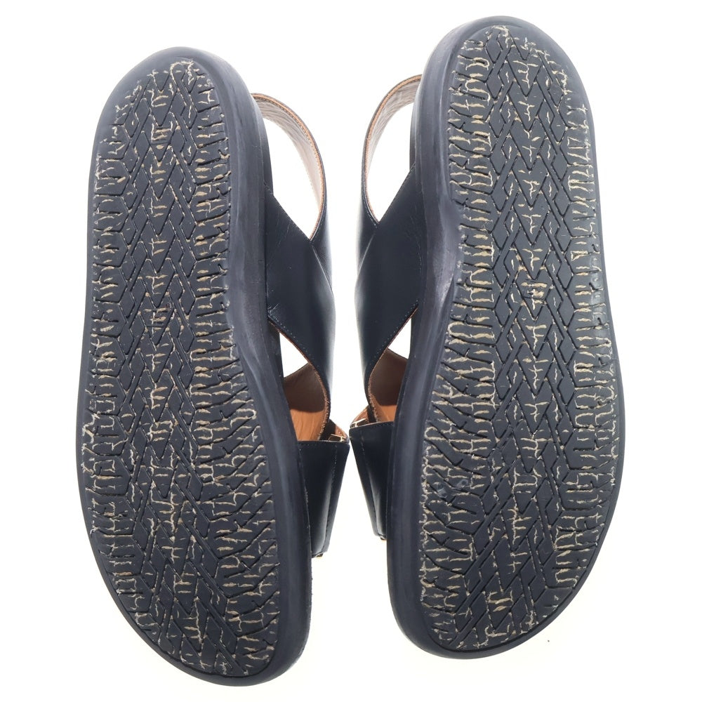 MARNI(マルニ) FB Criscross Sandal クリスクロス レザー サンダル レディース ブラック