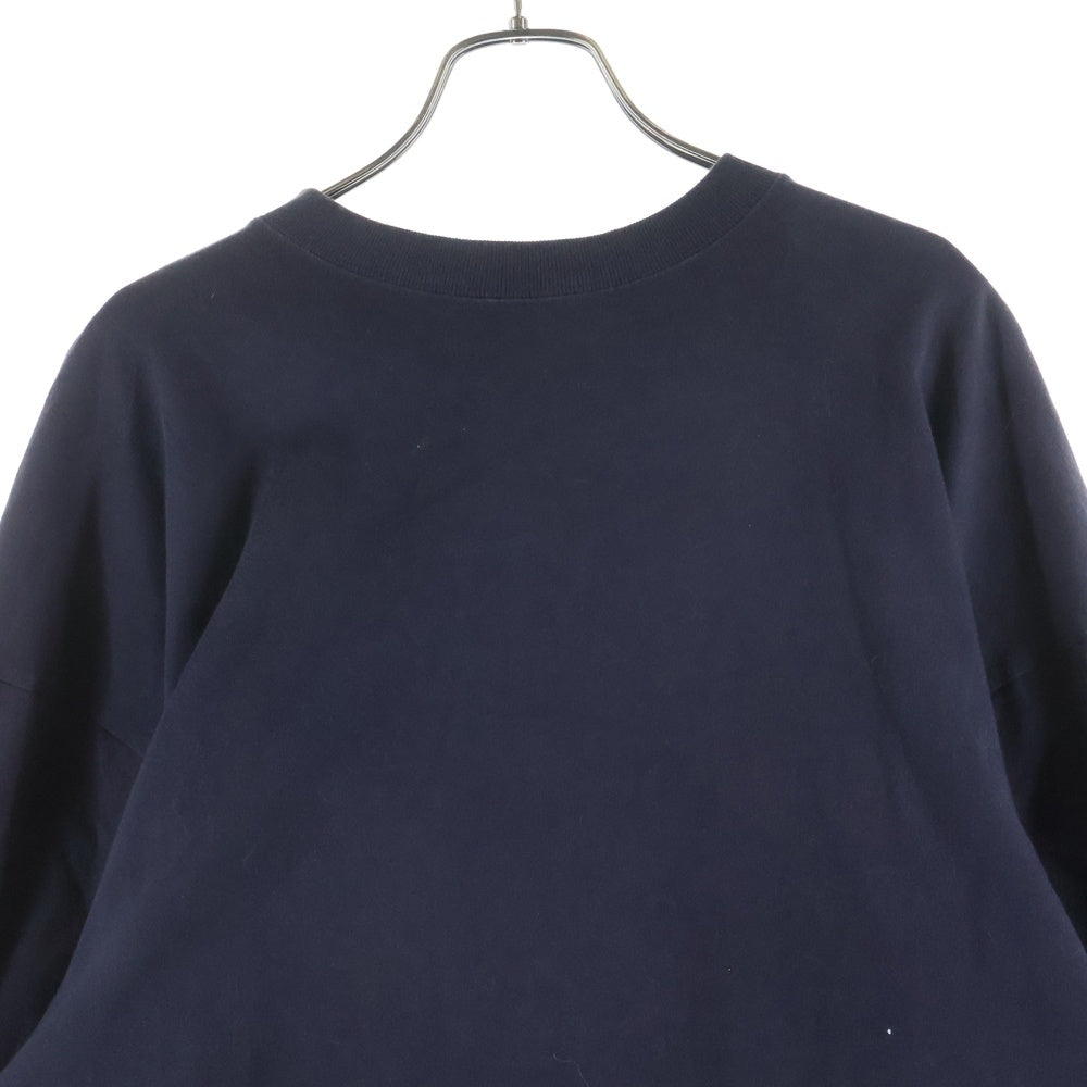 BALENCIAGA(バレンシアガ) 22SS シャツレイヤード オーバーサイズ ロングスリーブ 長袖Tシャツ カットソー ブラック 671401 TLVF3