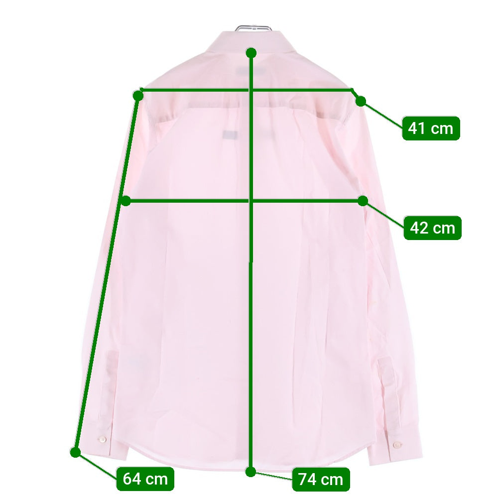 GIVENCHY(ジバンシィ) TAPE LOGO テープロゴ 長袖シャツ ピンク BM60G412Q2