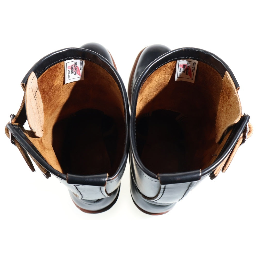 RED WING(レッド ウイング) 9268 Engineer Boots Klondike クロンダイク 茶芯 レザー スチールトゥ エンジニアブーツ ブラック