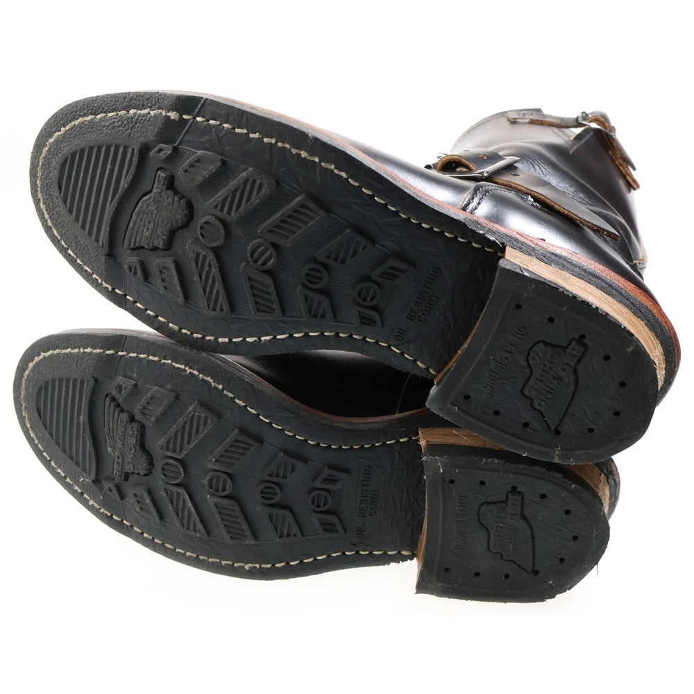 RED WING(レッド ウイング) 9268 Engineer Boots Klondike クロンダイク 茶芯 レザー スチールトゥ エンジニアブーツ ブラック