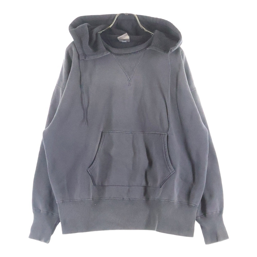 SAINT MICHAEL(セントマイケル) ×BerBerJin After Hoodie ベルベルジン ヴィンテージ加工アフターフーデッド プルオーバースウェットパーカー グレー SM-HR1-0000-C54
