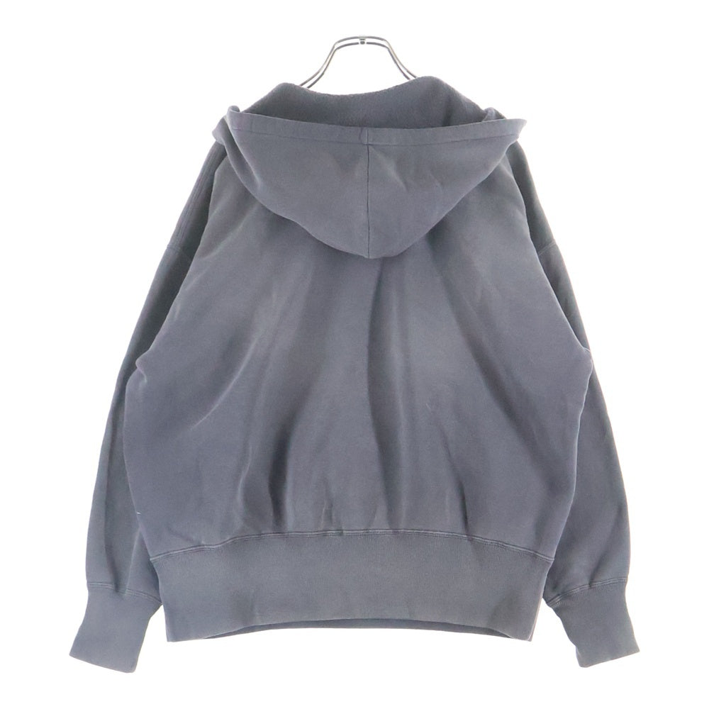 SAINT MICHAEL(セントマイケル) ×BerBerJin After Hoodie ベルベルジン ヴィンテージ加工アフターフーデッド プルオーバースウェットパーカー グレー SM-HR1-0000-C54