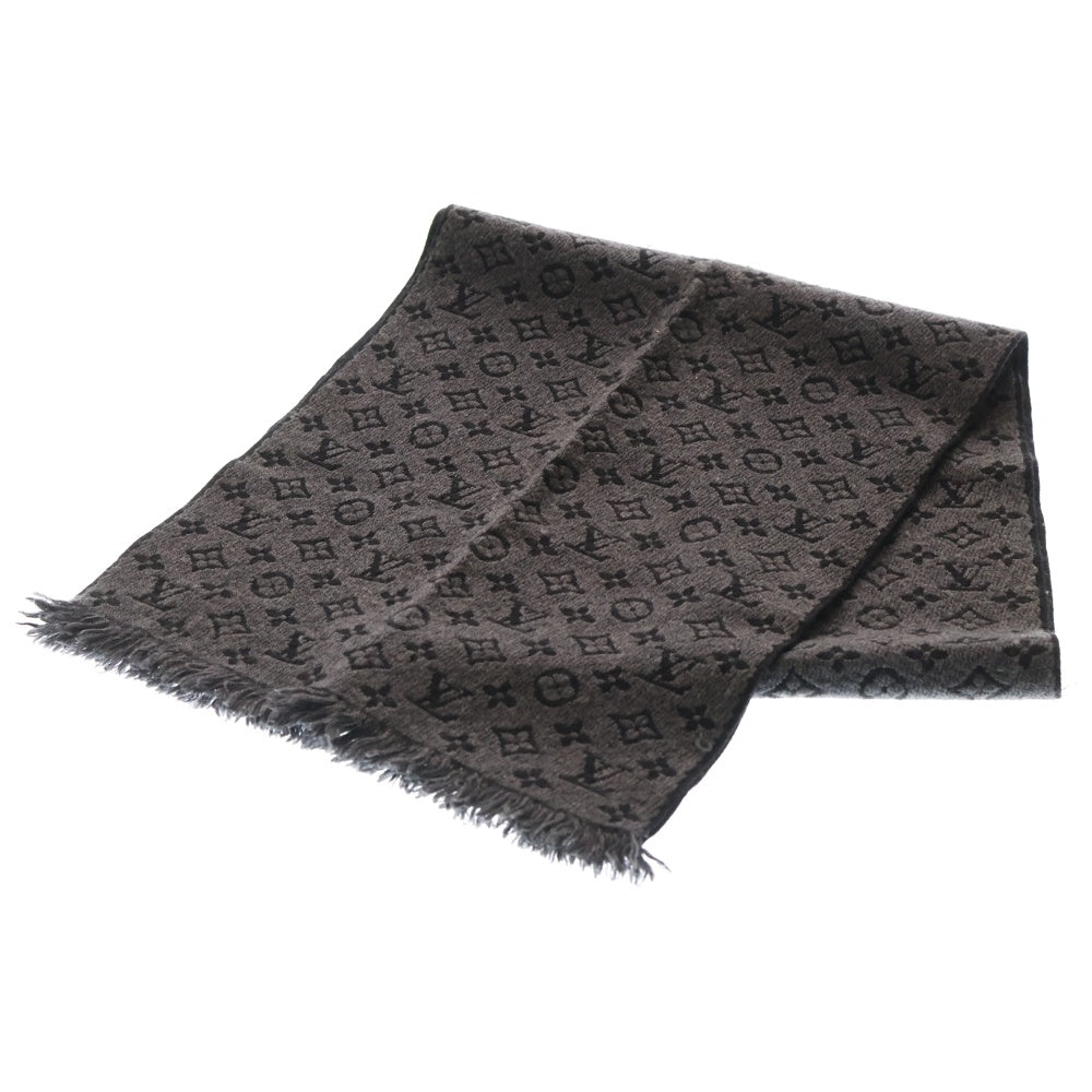LOUIS VUITTON(ルイヴィトン) エシャルプ モノグラム クラシックマフラー グレー/ブラック M78526