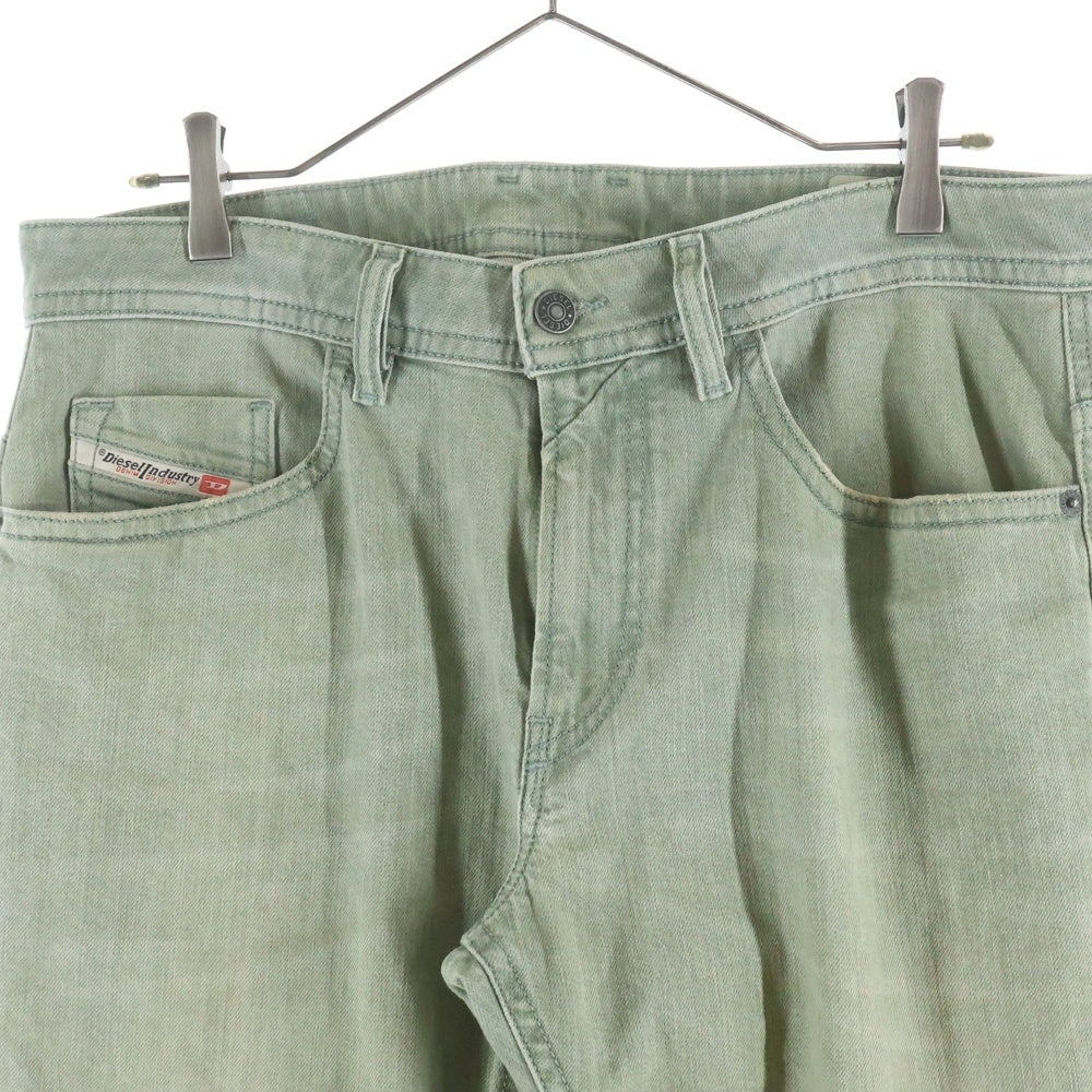 DIESEL(ディーゼル) THOMMER-SP ストレートデニムパンツ ジーンズ グリーン