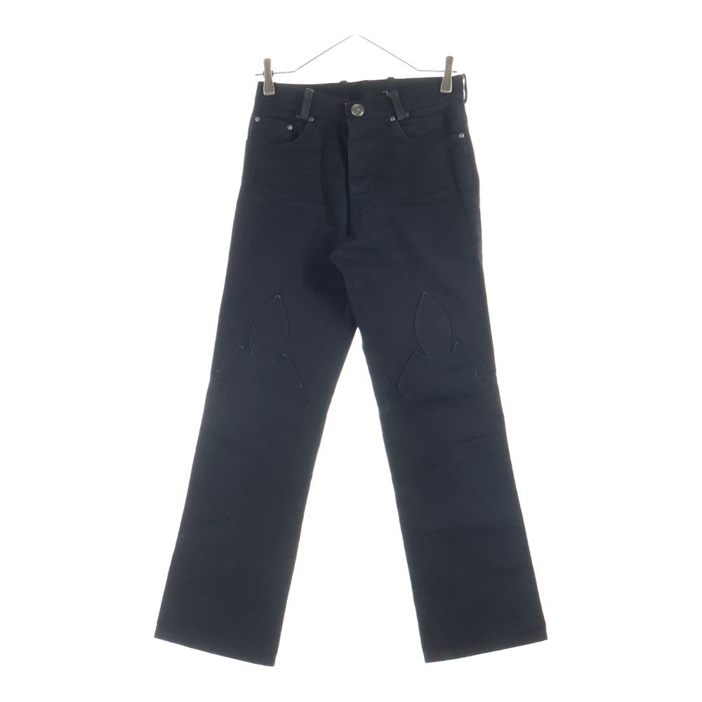 CHROME HEARTS(クロムハーツ) OLD FLEURKNEE DNM PANTS オールド フレアニー デニムパンツ ブラック