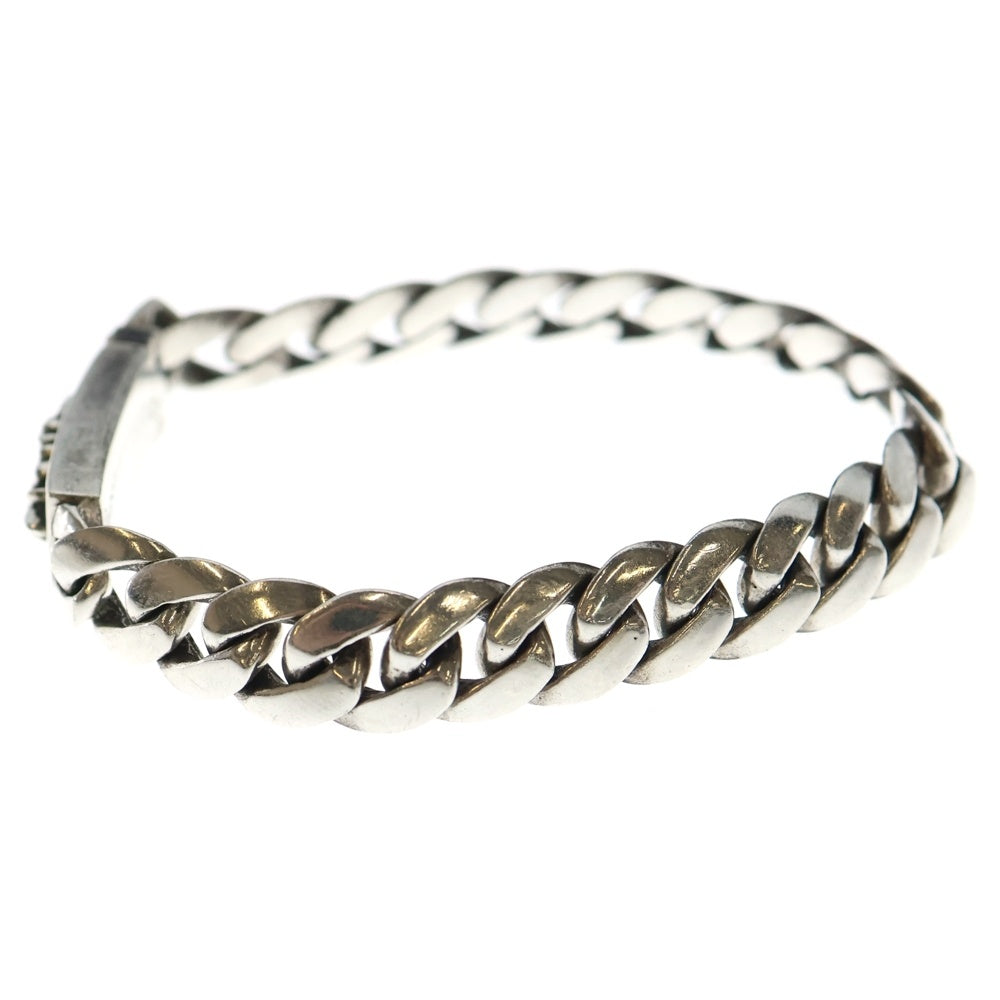 CHROME HEARTS(クロムハーツ) D BBY FLRL CRS PAVE ベイビーIDフローラルクロス パヴェダイヤ シルバーブレスレット