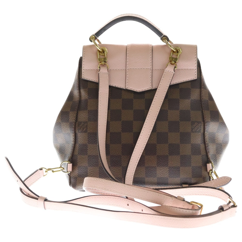 LOUIS VUITTON(ルイヴィトン) ダミエ クラプトン バックパック リュック ブラウン/ピンク N42262 レディース
