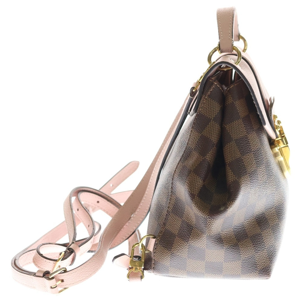 LOUIS VUITTON(ルイヴィトン) ダミエ クラプトン バックパック リュック ブラウン/ピンク N42262 レディース