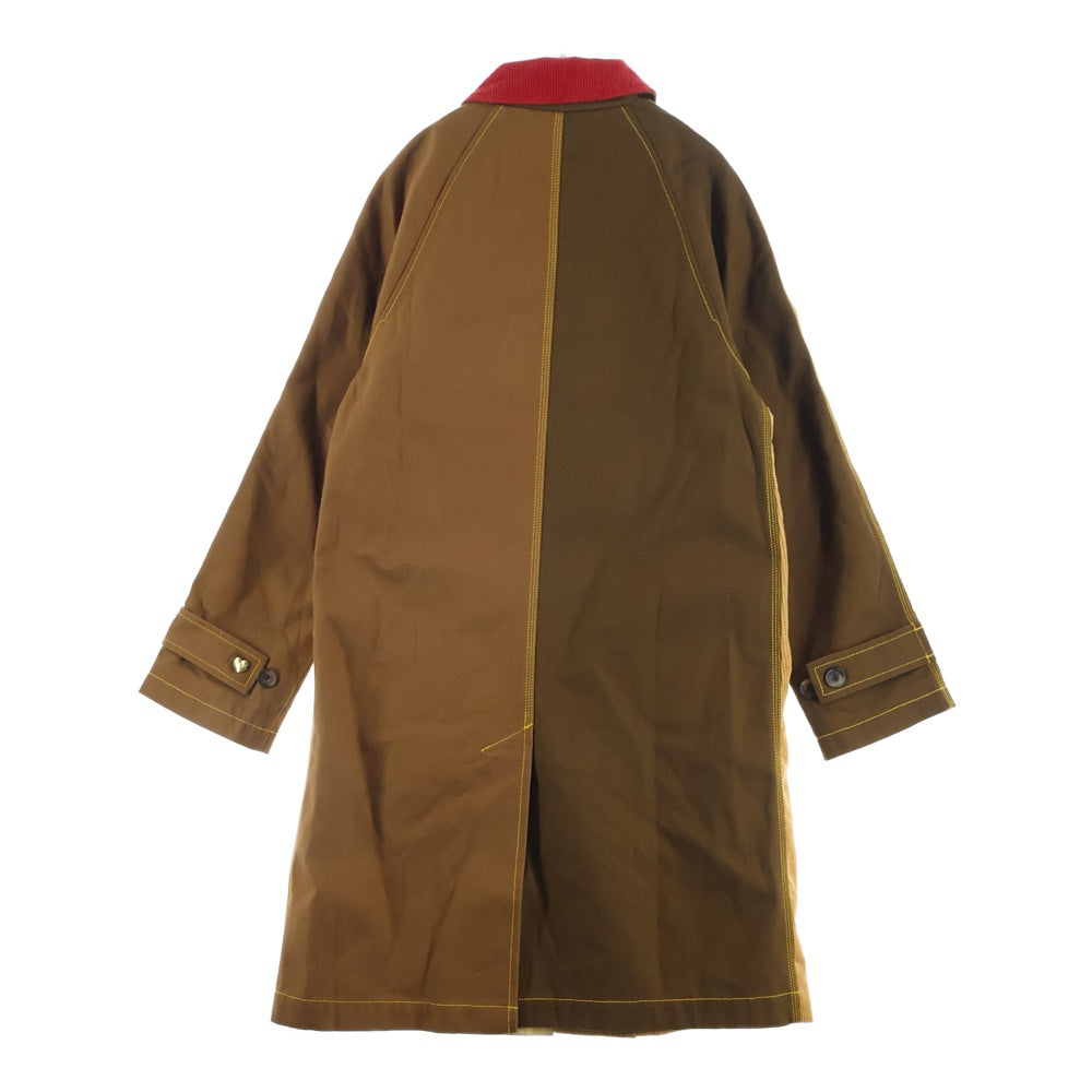 Carhartt WIP(カーハート ダブリューアイピー) 23SS ×MARNI BROWN COLOUR-BLOCK COAT マルニ ブラウン カラーブロック コート マルチ