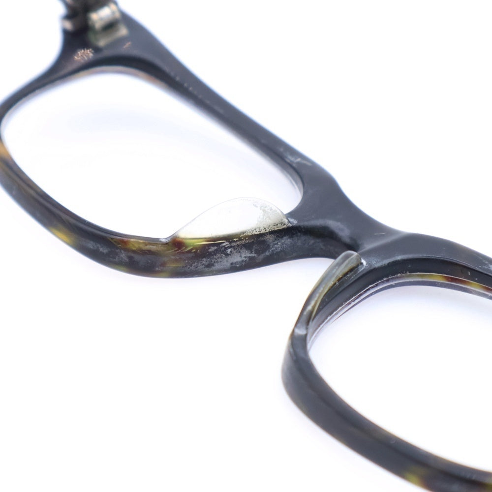 CHROME HEARTS(クロムハーツ) GITTIN ANY?-A BSフレアテンプル スクエアフレームアイウェア 眼鏡 ブラック ※度入り