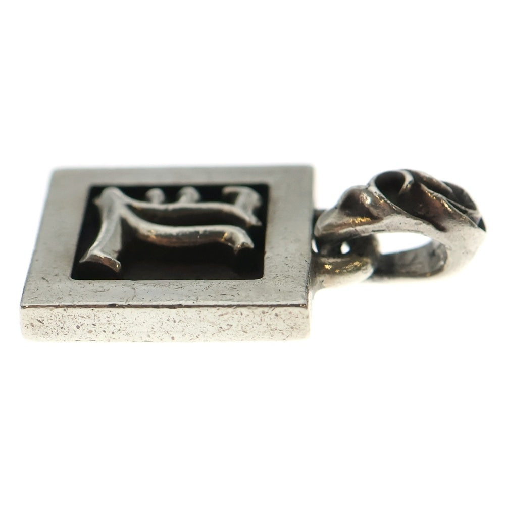 CHROME HEARTS(クロムハーツ) FRAMED LETTER BLOCK L フレームド レターブロック Lアルファベットチャーム ペンダントトップ シルバー