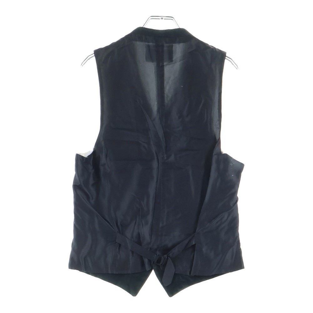 YVES SAINT LAURENT(イヴサンローラン) Velvet Vest 裏地付き ベロアベスト グリーン