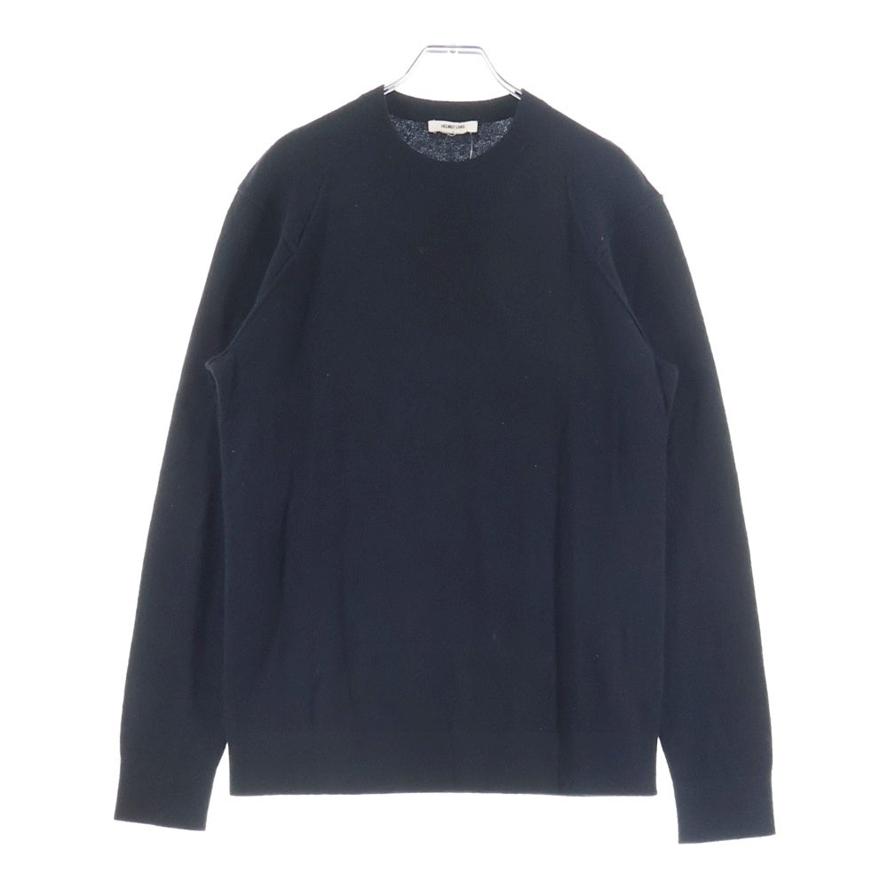 HELMUT LANG(ヘルムートラング) クルーネック カシミヤニットセーター ブラック