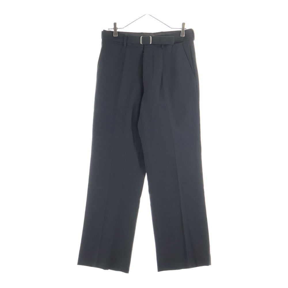 Maison Margiela(メゾンマルジェラ) 00AW 本人期 Wool Belt Pants ウールベルトパンツ スラックス グレー
