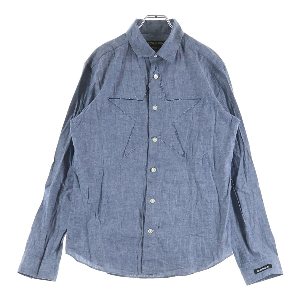 drestrip(ドレストリップ) Star Shirt 長袖シャツ グレー